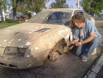 Yeah... She was a little dirty that day.