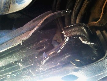 Control arm go boom.