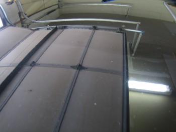 White Pad on DA with show car glaze on top half, same as pic 4 on bottom half.