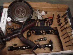 Flywheel, shredded cam, etc.