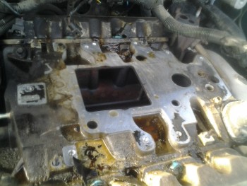 top  of lower intake of 3800 v6