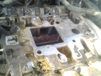 top  of lower intake of 3800 v6