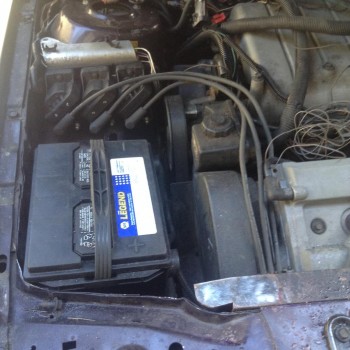 95Z Batt1a.jpg (144.43 KiB) Viewed 16771 times Interesting cylinder arrangement... That is the coil-pack that came with the car. Slight modifications made to the 3100 mounting bracket/plate. I like where these are placed now. And yes, that is also the Crapa battery that came with the car. :/