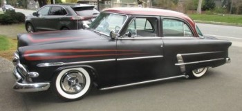 Done up in a period-correct hot-rod style, the car isn't original, but it does have style.  No 'flames' thankfully.